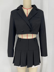 Blazer Skirt Matching Set