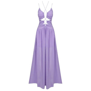 Purple Spaghetti Strap Sundress