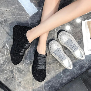 Platform Rhinestones Sneakers