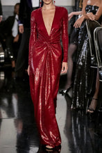 Load image into Gallery viewer, Sparkly Red Dress