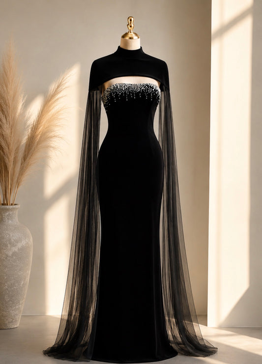 The Noir Crystal Gown