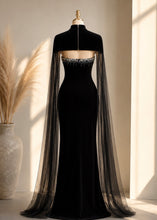 Load image into Gallery viewer, The Noir Crystal Gown