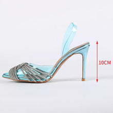 Charger l&#39;image dans la galerie, Rhinestone Transparent Pumps