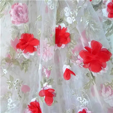 Charger l&#39;image dans la galerie, Rosette Flowers Appliques Prom Dress