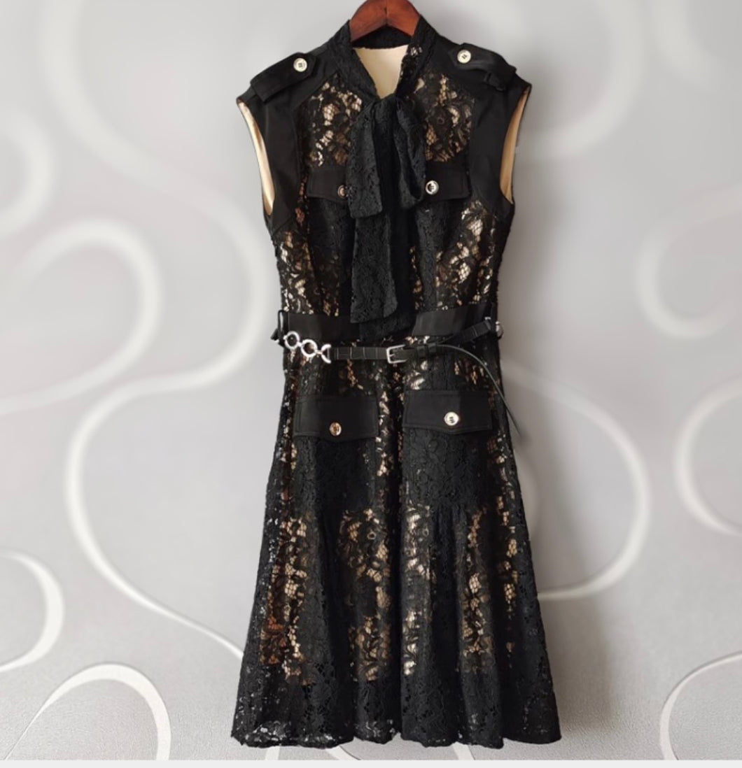 Runway Lace Elegant Dress