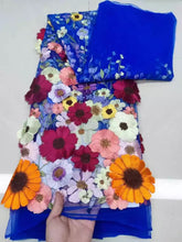 Carica l&#39;immagine nel visualizzatore di Gallery, Floral Tulle Elegant High Neck Dress