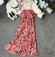 Load image into Gallery viewer, Floral Ruffled Jumpsuits