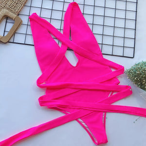 Cross Bandage Swimwear