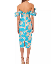 Charger l&#39;image dans la galerie, Ruffles Jacquard Elegant Dress