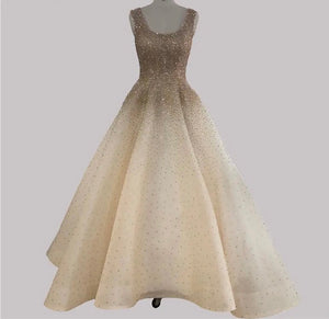 Crystal A-Line Ball Gown