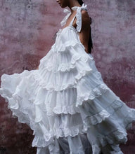 Carica l&#39;immagine nel visualizzatore di Gallery, White Ruffles Dress