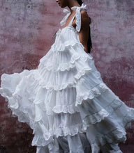 Load image into Gallery viewer, White Ruffles Dress