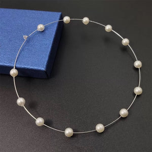 Pearl Big Hoop Earrings