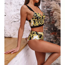 Load image into Gallery viewer, Bikini Set With Detachable Lace Straps