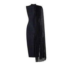 Load image into Gallery viewer, Black Runway Bodycon Dress