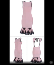 Load image into Gallery viewer, Pink Elegant Celebrity Dress