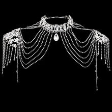 Carica l&#39;immagine nel visualizzatore di Gallery, Chain Tassel Shoulder Lace Jewellery
