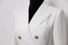 Cargar imagen en el visor de la galería, Belted Office Blazer Dress