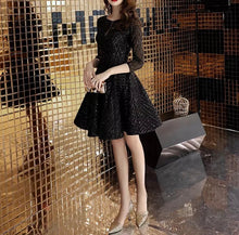 Load image into Gallery viewer, Black Shining Sequins Dress