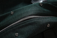 Cargar imagen en el visor de la galería, PU Leather Fashion Slim Jacket Dress