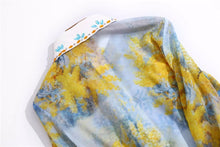 Charger l&#39;image dans la galerie, Lapel Ruffle Shirt Print Shorts Set