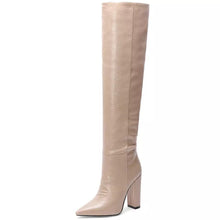 Carregar imagem no visualizador da galeria, Knee High Straight Boots