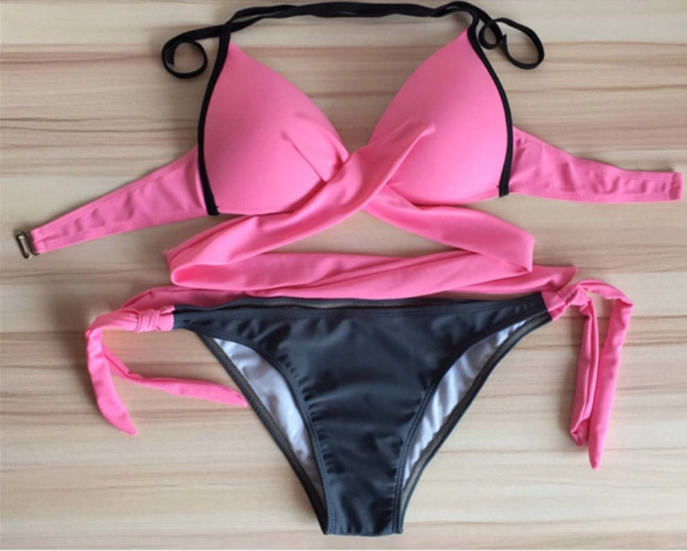 Halter Neck Bikini Set