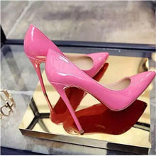 Load image into Gallery viewer, Pointed Toe Thin Heels Pumps