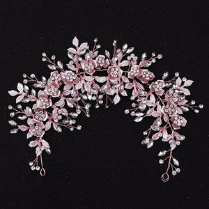 Bridal Flower Prom Hair Tiara