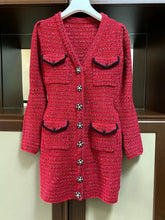 Load image into Gallery viewer, Runway Vogue Knitted Luxury Dress