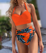 Load image into Gallery viewer, High Waist Leaf Bikini