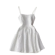 Load image into Gallery viewer, White Jacquard MiniDress