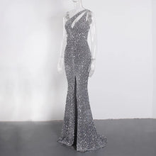Charger l&#39;image dans la galerie, Cut Out Sequins Stretch Mermaid Gown