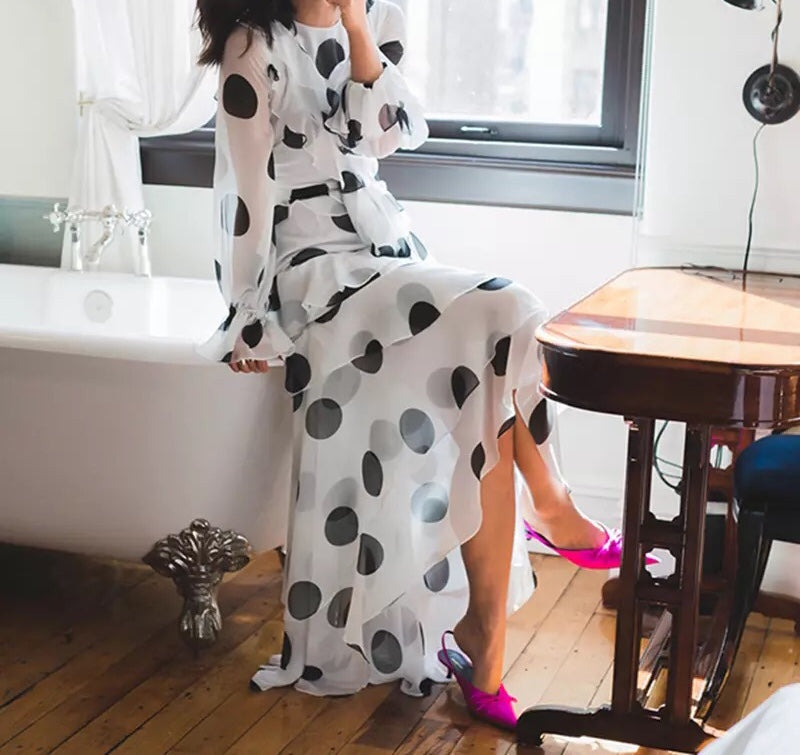 Long Ruffles Dress