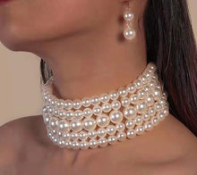 Carregar imagem no visualizador da galeria, Multi Layer Imitation Pearls Set