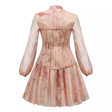 Carica l&#39;immagine nel visualizzatore di Gallery, Mesh Lace Corset Two Pieces Dress