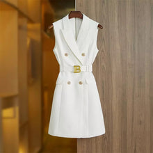 Load image into Gallery viewer, Belted Sleeveless Mini Dress