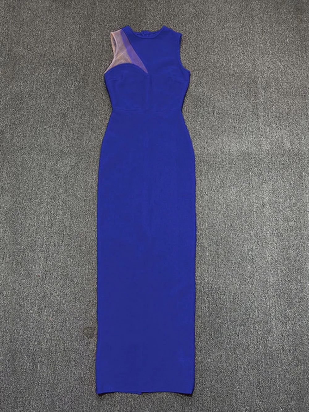 Mesh Sleeveless Bandage Dress
