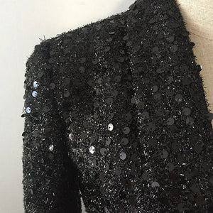 Sequined Black Blazer