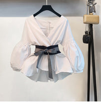 Carregar imagem no visualizador da galeria, New Fashion Peplum Tops