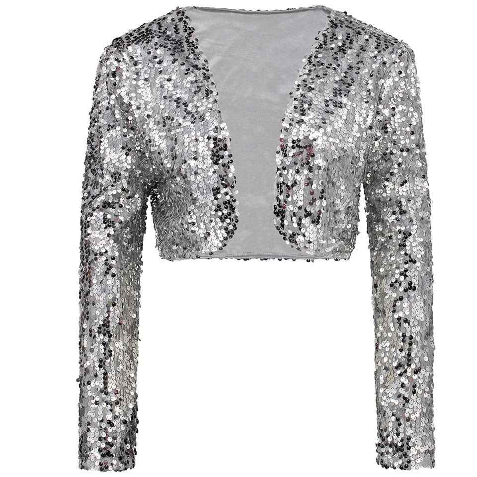 Sparkly Cropped Jacket