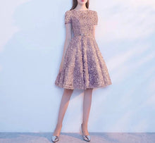 Carregar imagem no visualizador da galeria, Flower Evening Dresses Sleeve Dress