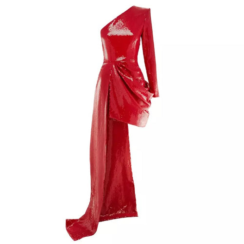 Rose Sequins Luxury Mini Dress