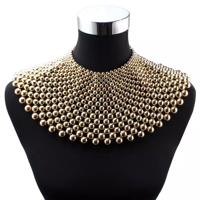 Imitation Pearls Chunky Necklace