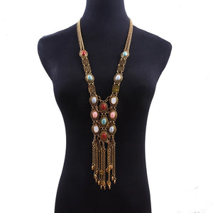 Metal Tassel Necklace