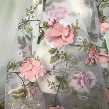 Carregar imagem no visualizador da galeria, Rosette Flowers Appliques Prom Dress