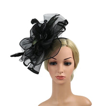 Load image into Gallery viewer, Artificial Feather Fascinator
