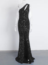 Charger l&#39;image dans la galerie, Cut Out Sequins Stretch Mermaid Gown