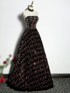 Sequins SEmpire Luxurious Gown