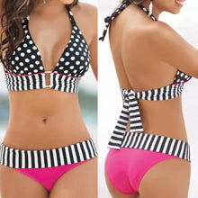 Carica l&#39;immagine nel visualizzatore di Gallery, Condole Belt Tie Bikini Set